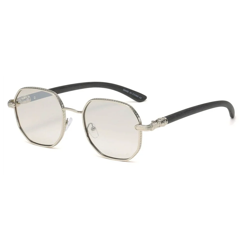 Sunglasses Vintage Style‎ Silver Frame Tinted Lens 80's 90's Street Wear Casual